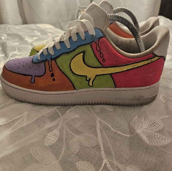 Mens Custom drip  Air Force 1 size 7.5 - Picture 4 of 16